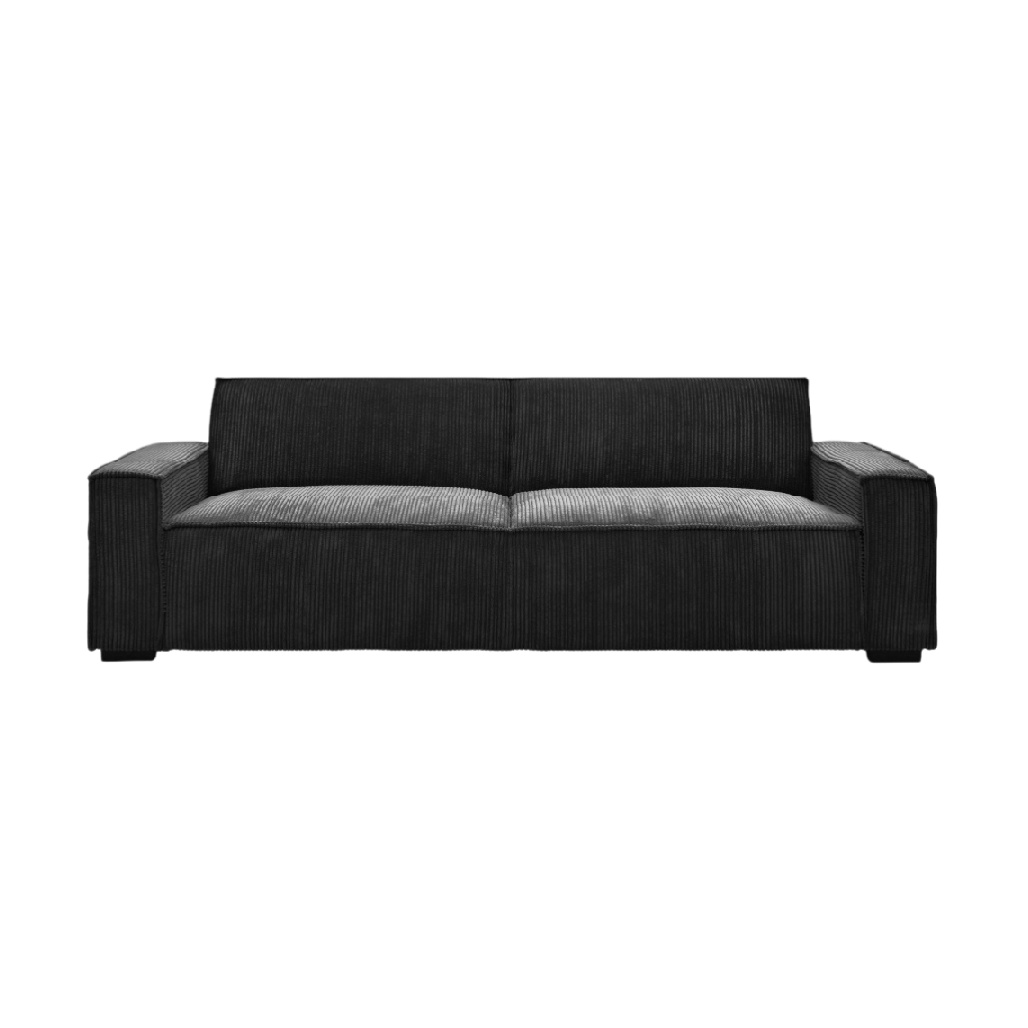 Canapé moderne pour séjour en tissu - 200 x 90 x 75-woodemix.com