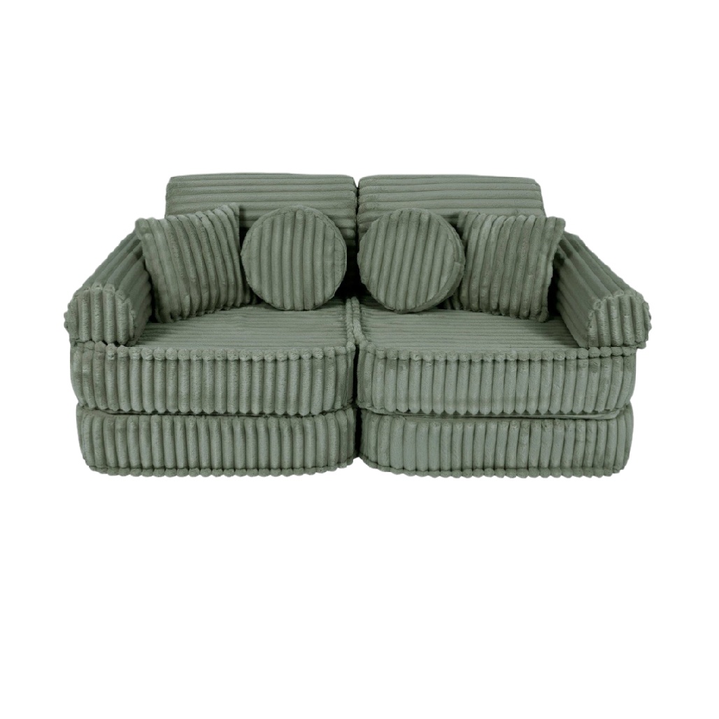 Canapé en tissu côtelé pour salon - 150 x 80 x 75-carveera.com