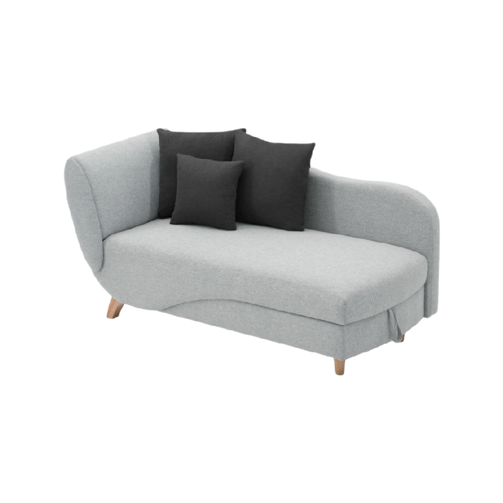 Canapé d'angle convertible en tissu - Usage pour salon ou chambre - Structure en bois avec rembourrage en mousse - 200 x 80 x 90-carveera.com