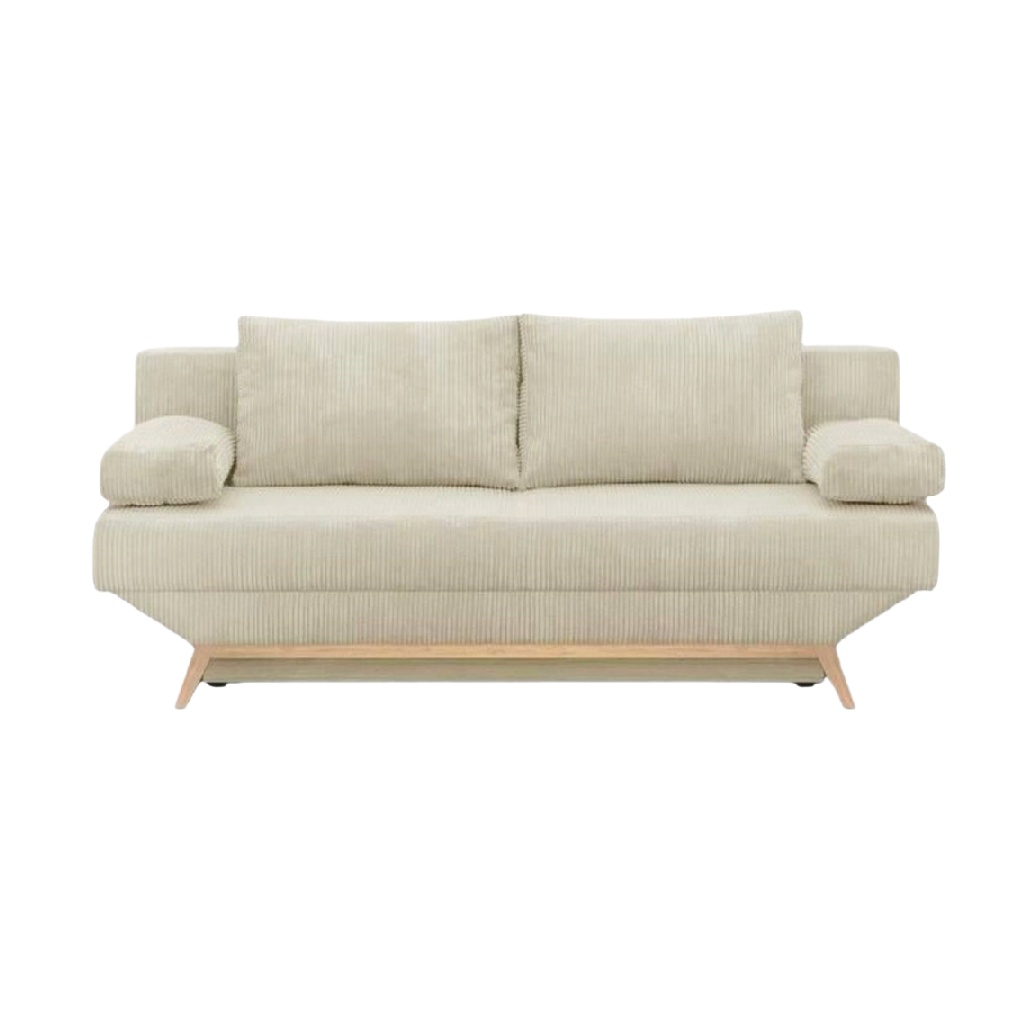 Canapé convertible pour salon en tissu - 200 x 90 x 80-carveera.com