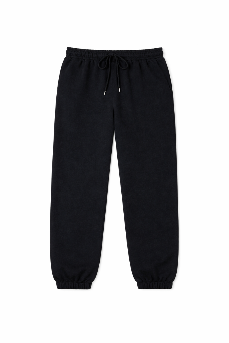 Plus Size Drawstring Elastic-Hem Sweatpants-Feelings Star