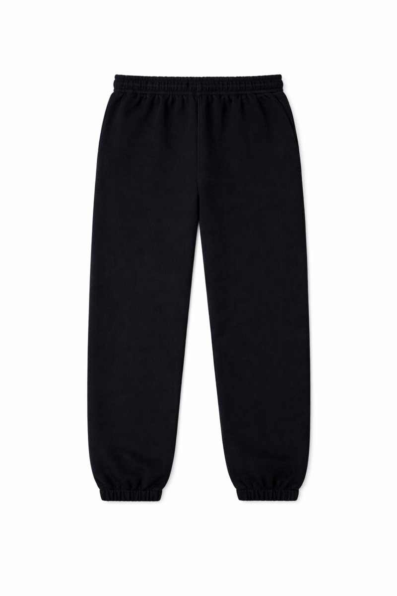 Plus Size Drawstring Elastic-Hem Sweatpants-Feelings Star