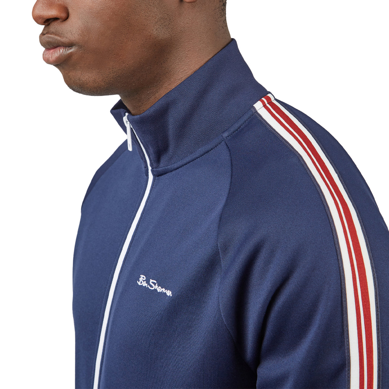 House Taped Track Jacket with Embroidered Logo-Feelings Star