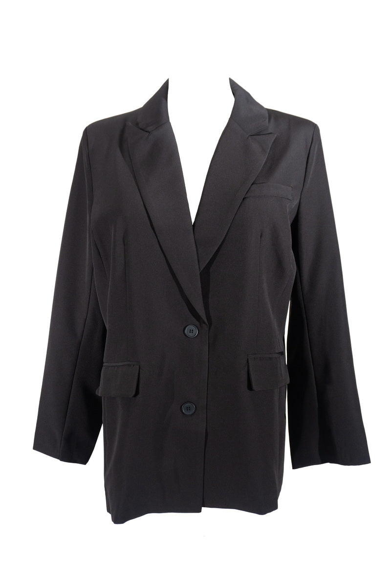 Plus Size Relaxed-Fit Blazer-Feelings Star