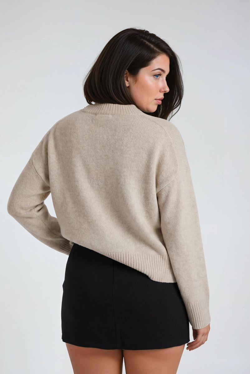 Plus Size A-Line Mini Skirt-Feelings Star