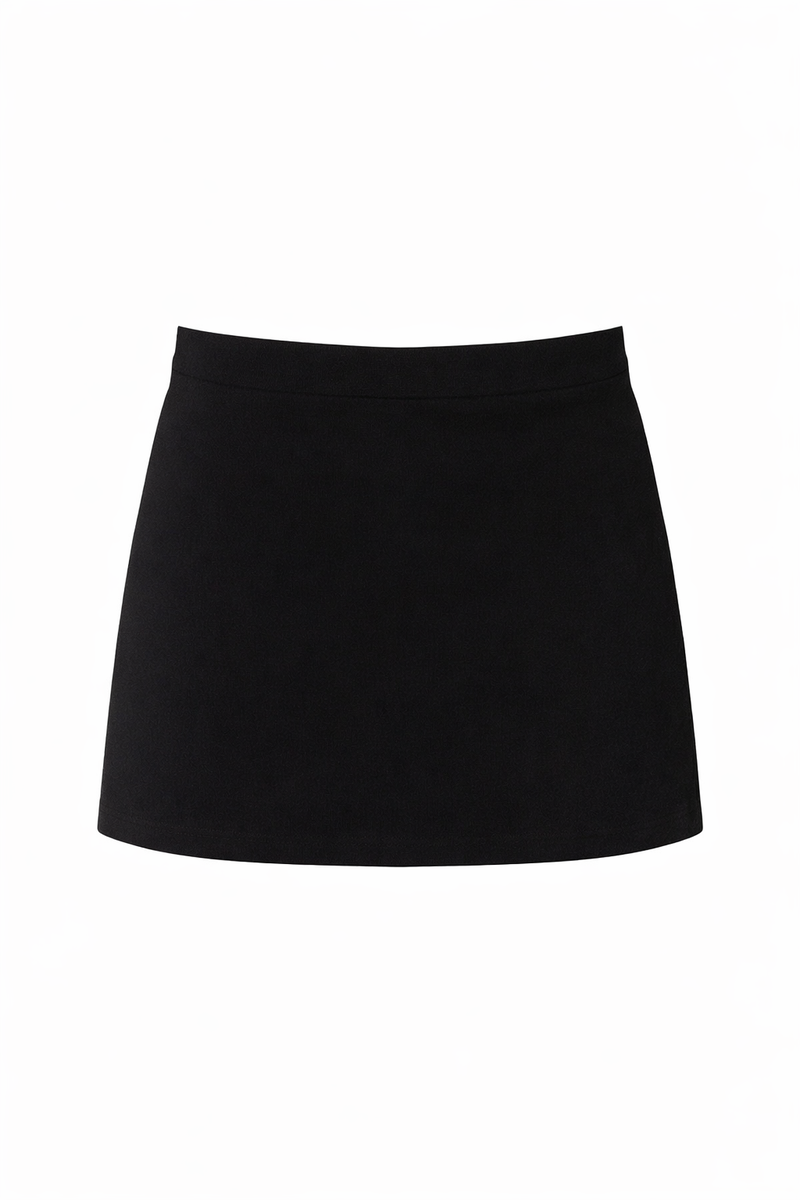 Plus Size A-Line Mini Skirt-Feelings Star