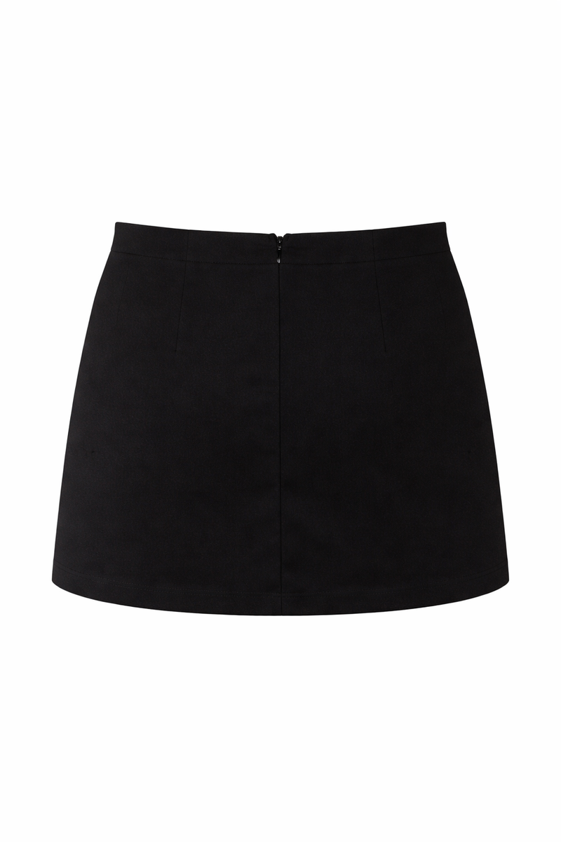 Plus Size A-Line Mini Skirt-Feelings Star