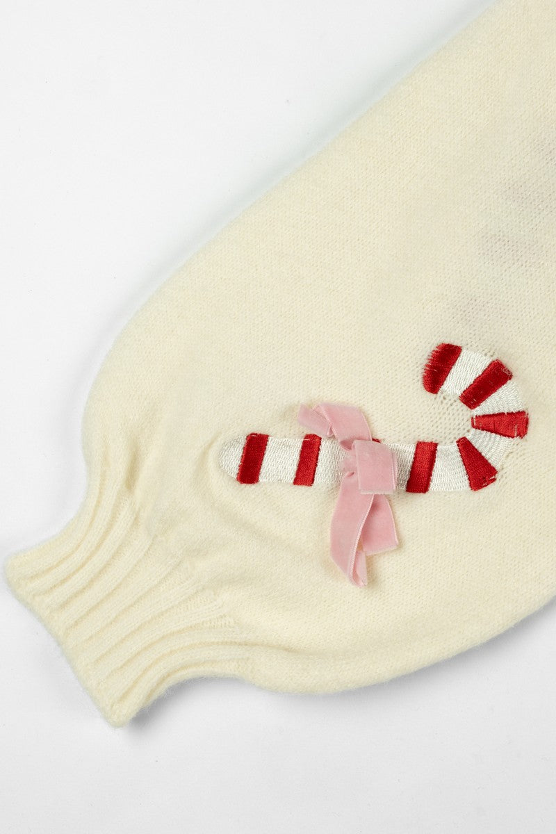 Candy Cane Cardigan Sweater-Feelings Star