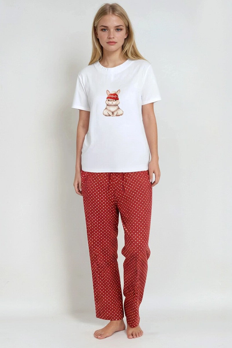 Two-Piece Pajama Set-Feelings Star