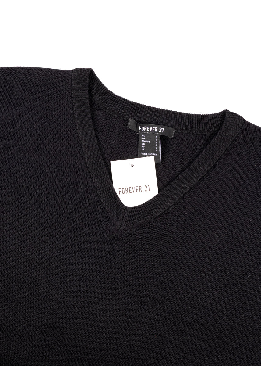 V-Neck Sweater & Wide-Leg Pant Set-Feelings Star