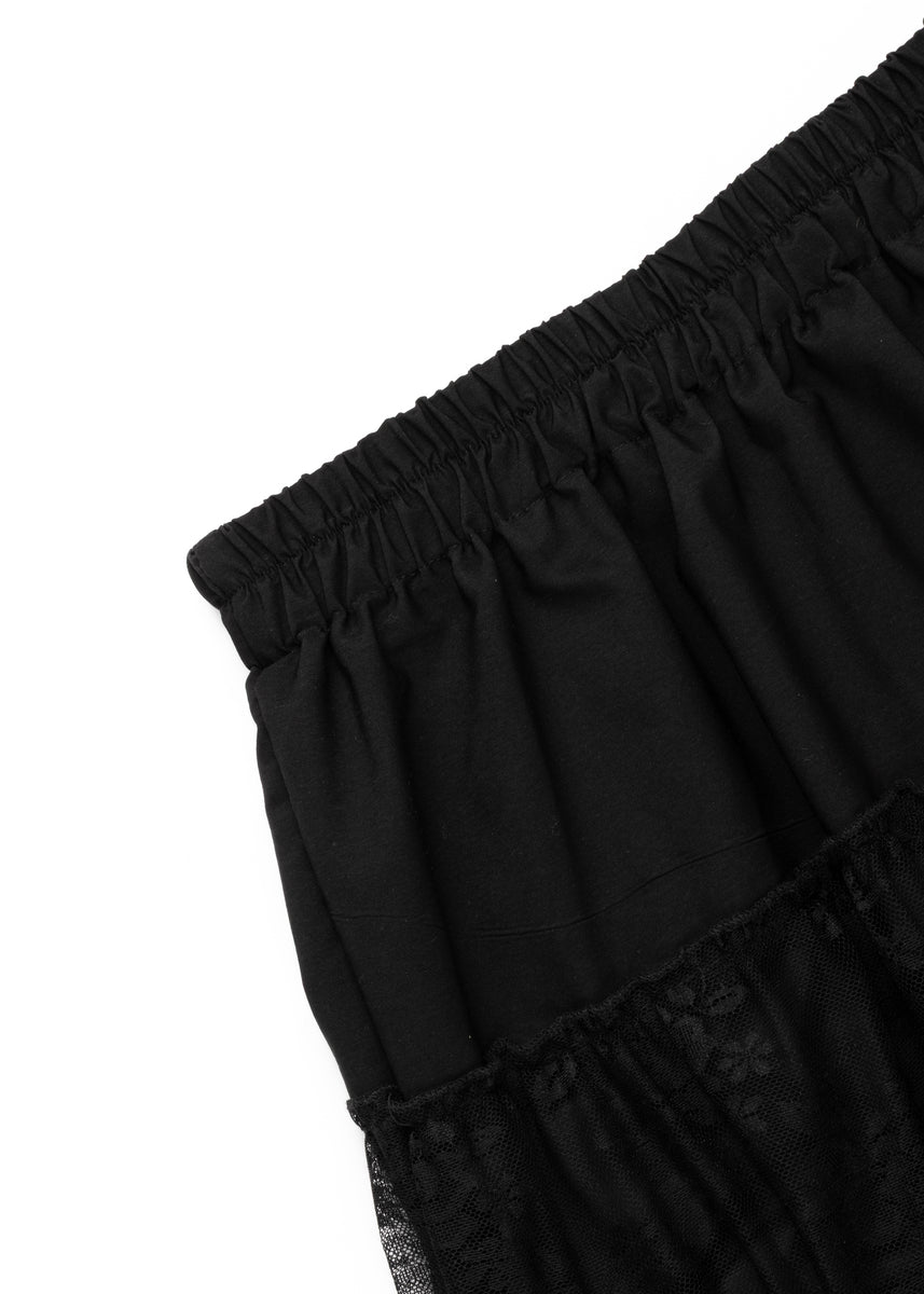 Tiered Lace Maxi Skirt-Feelings Star