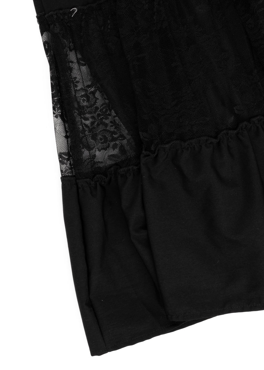 Tiered Lace Maxi Skirt-Feelings Star