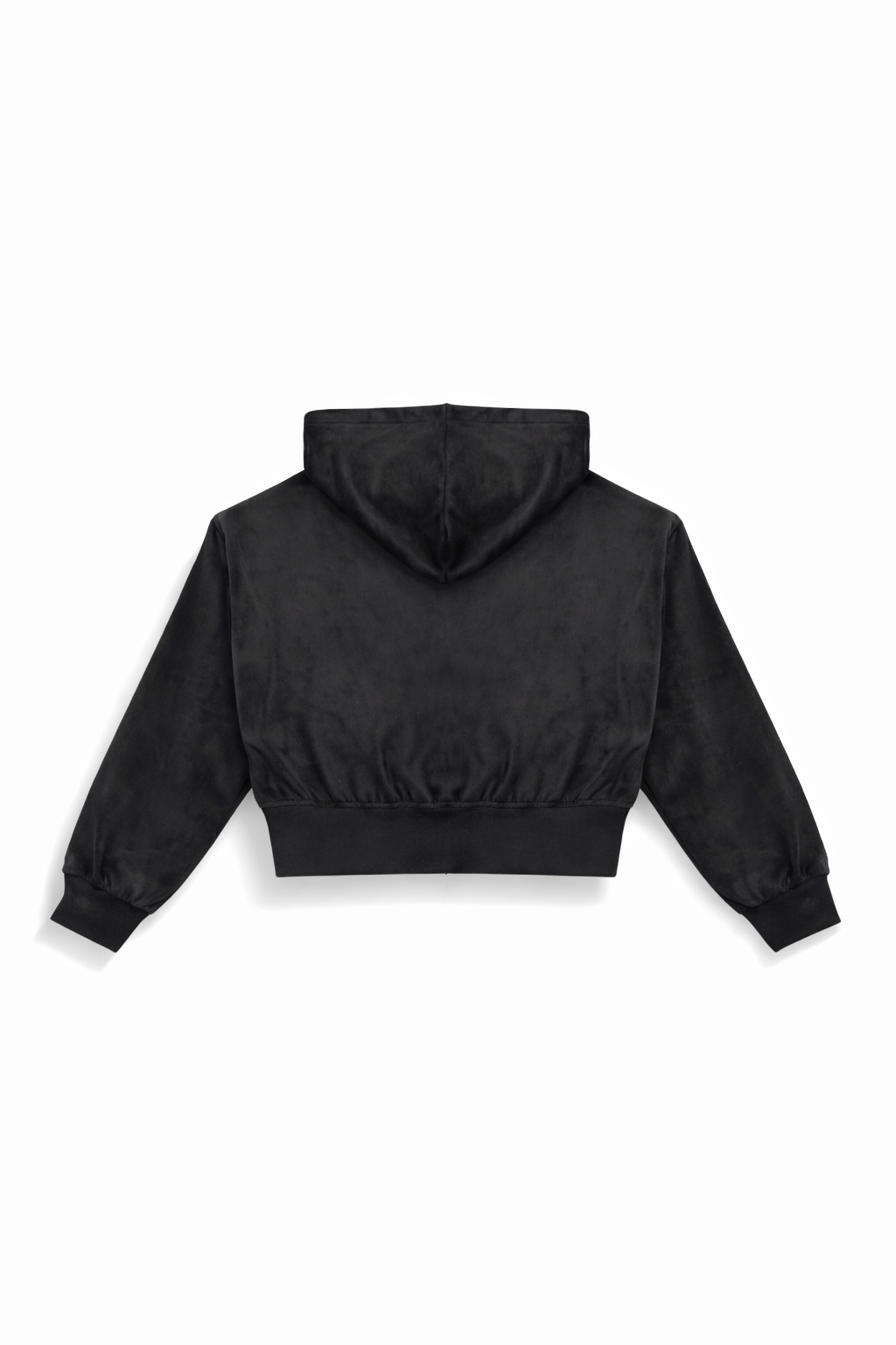 Velour Zip-Front Hoodie & Pant Set-Feelings Star