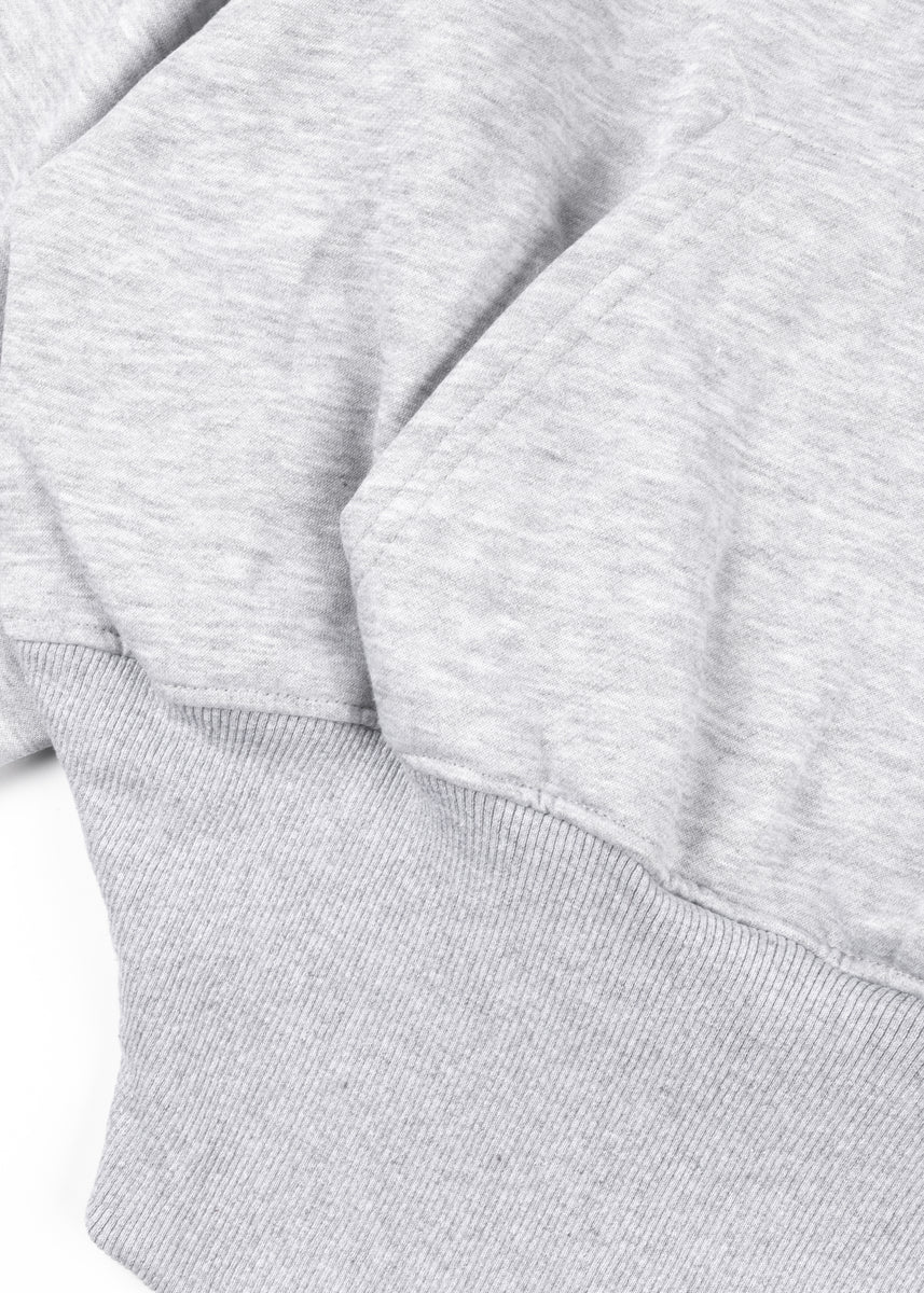 Cropped Lace-Lined Hood & Embroidered-Bow Hoodie-Feelings Star