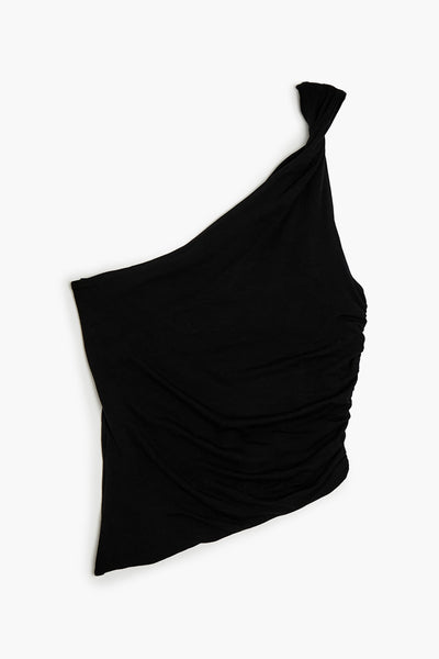 Twisted One-Shoulder Crop Top-Feelings Star