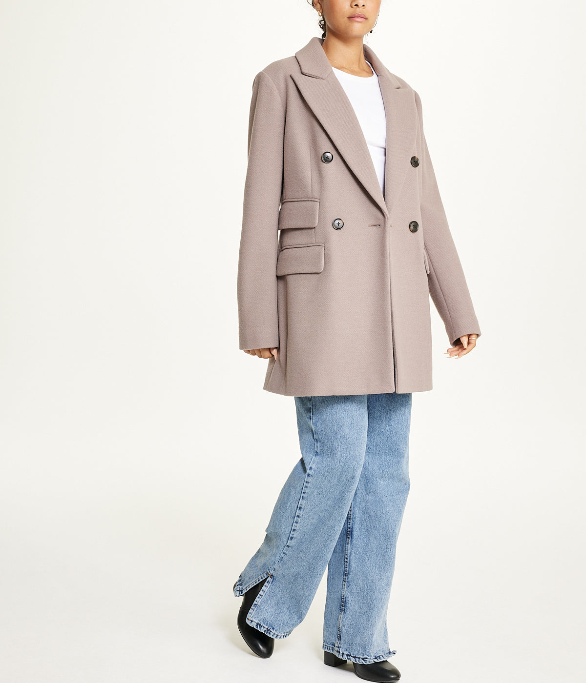 Twill Blazer Stone-Feelings Star