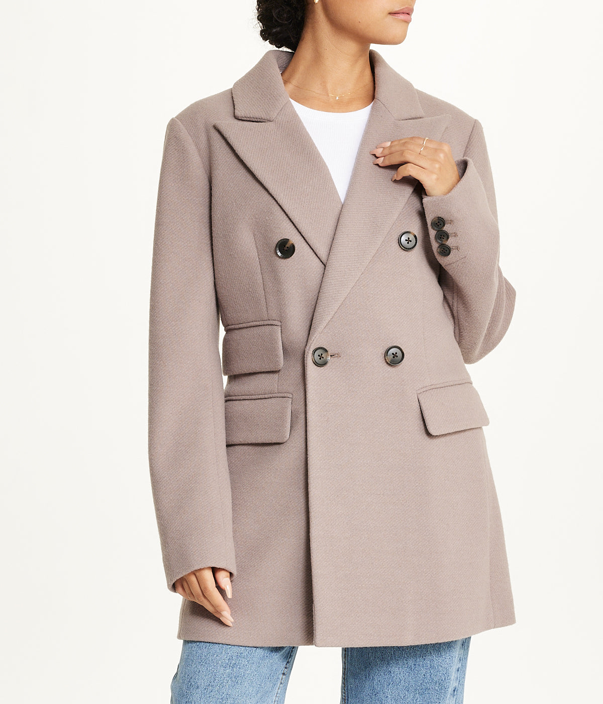 Twill Blazer Stone-Feelings Star