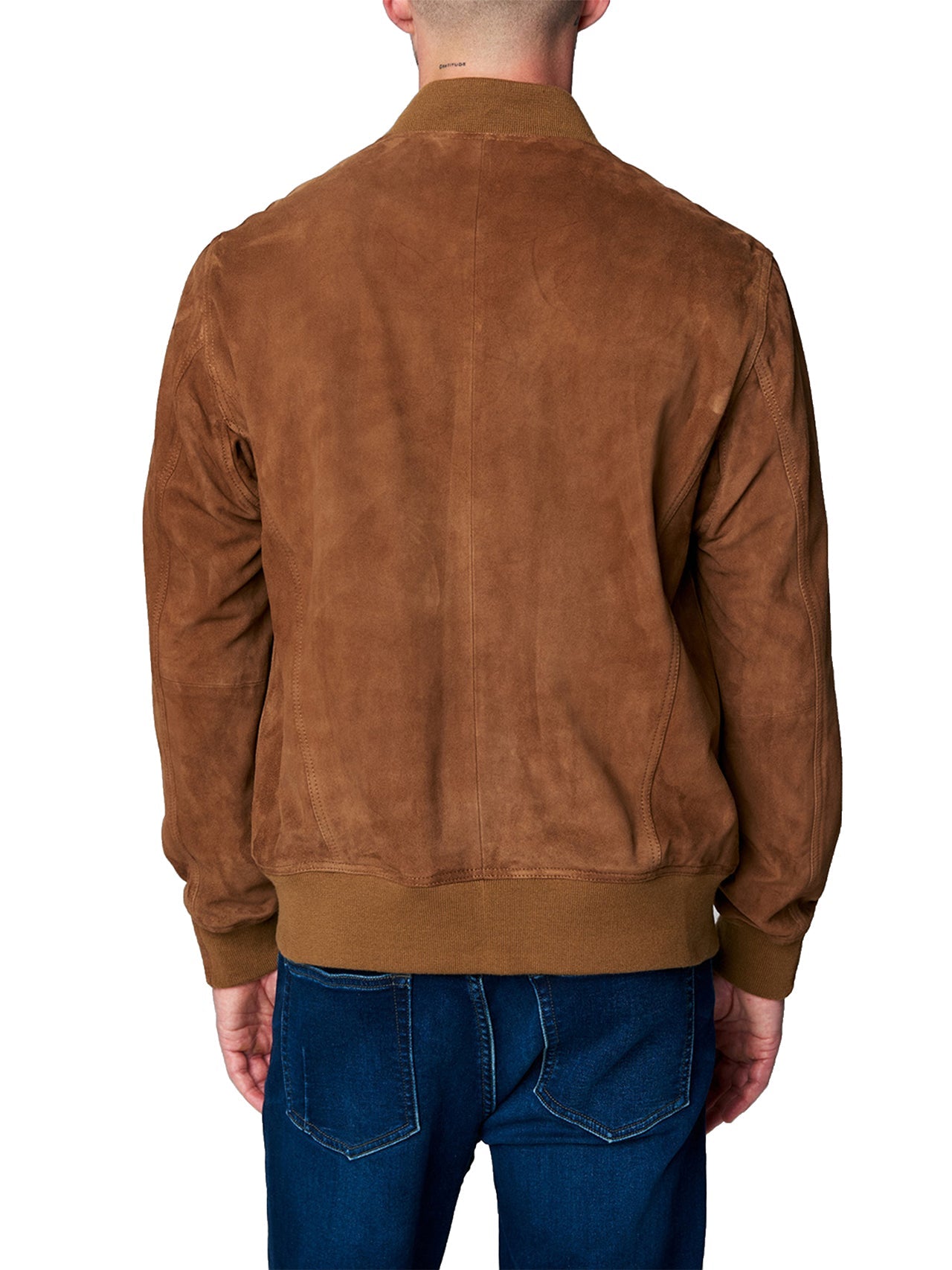 Suede Bomber Jacket-Feelings Star