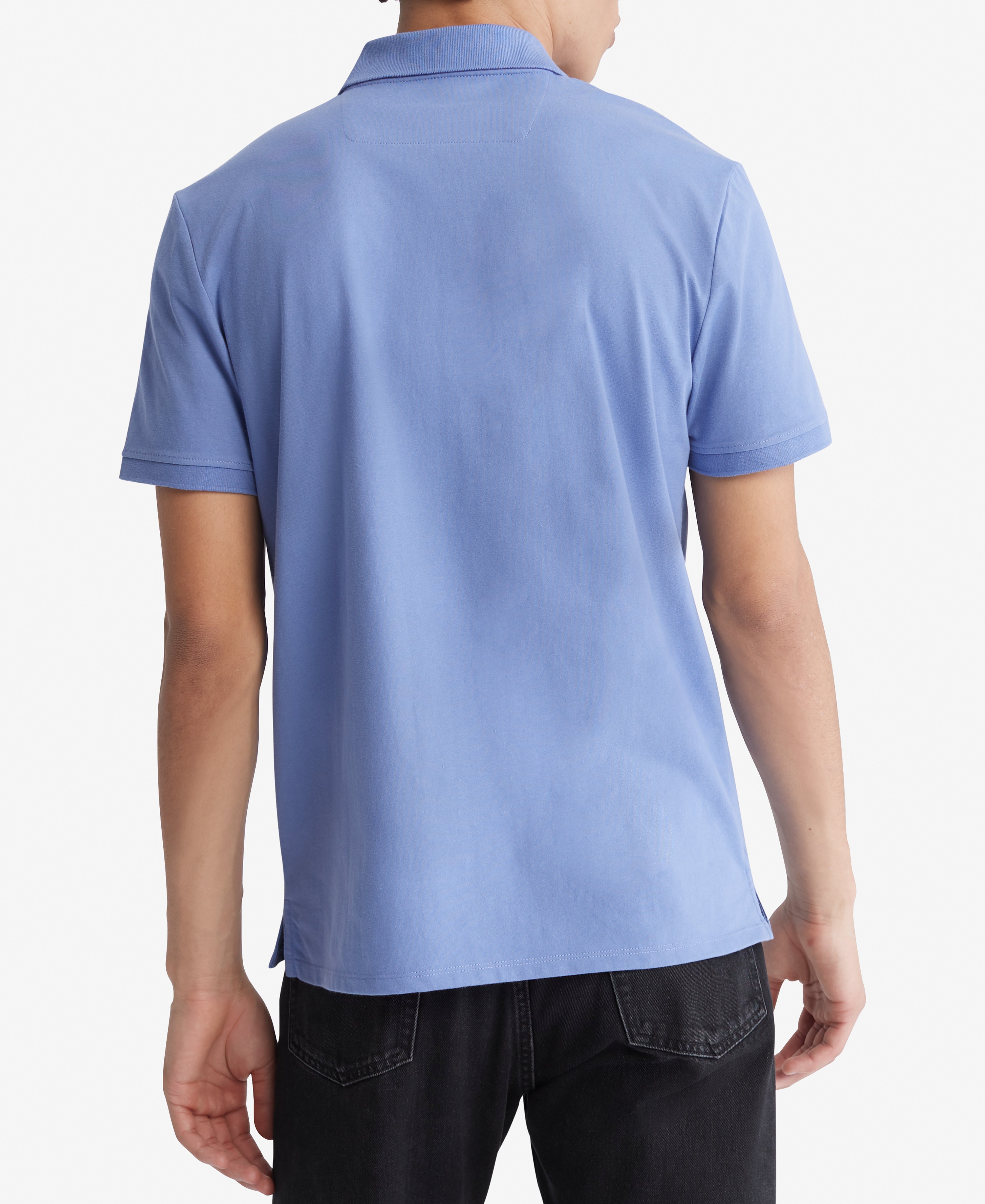 SS SMOOTH COTTON Solid Polo-Feelings Star