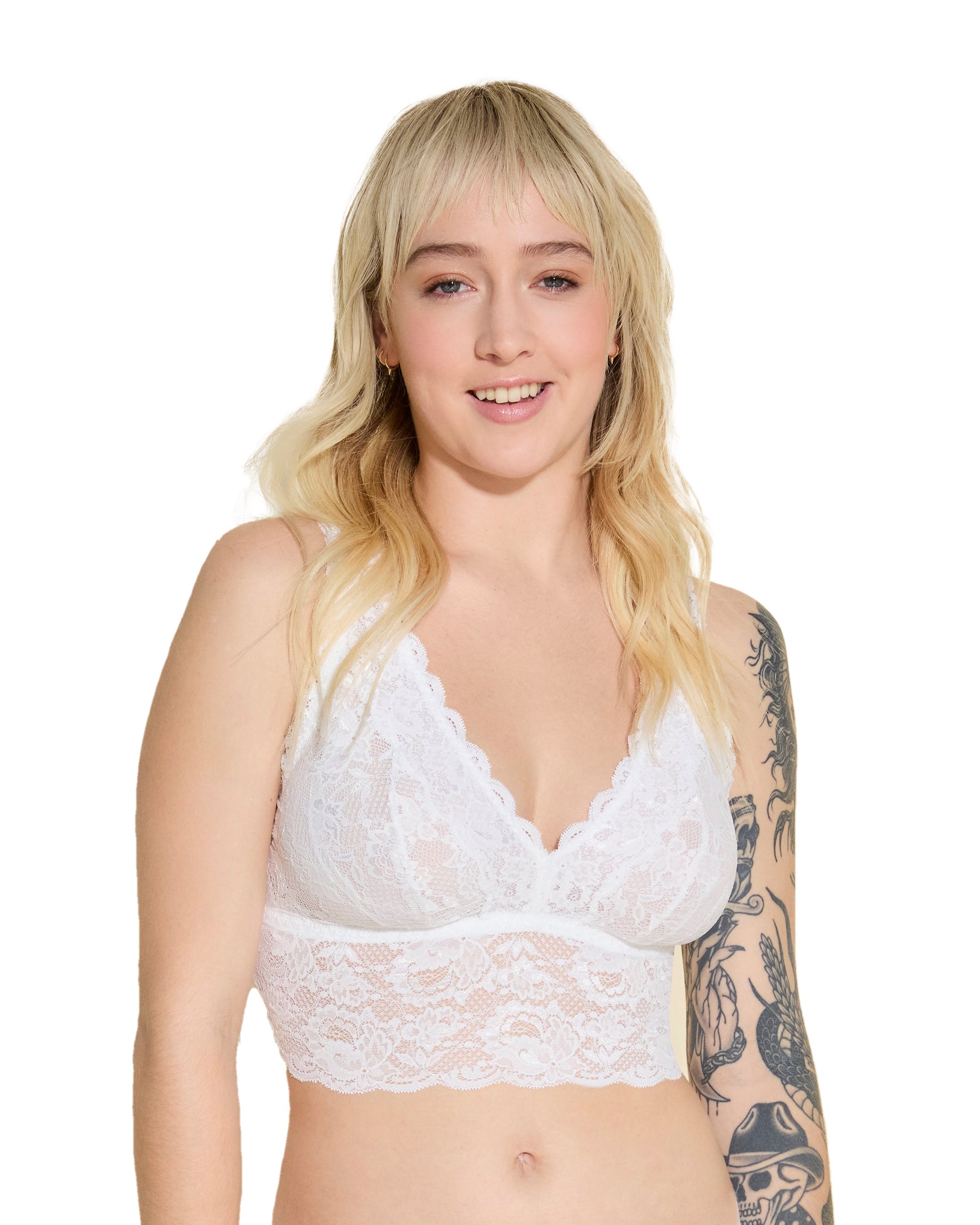 Never Say Never Plungie Bralette-Feelings Star