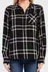 Brittina Long Sleeve Plaid Shirt-Feelings Star