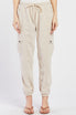 Sylvia Pull On Corduroy Jogger-Feelings Star