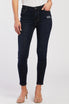 Alisia Mid Rise Skinny Jean With Distressed Detail-Feelings Star