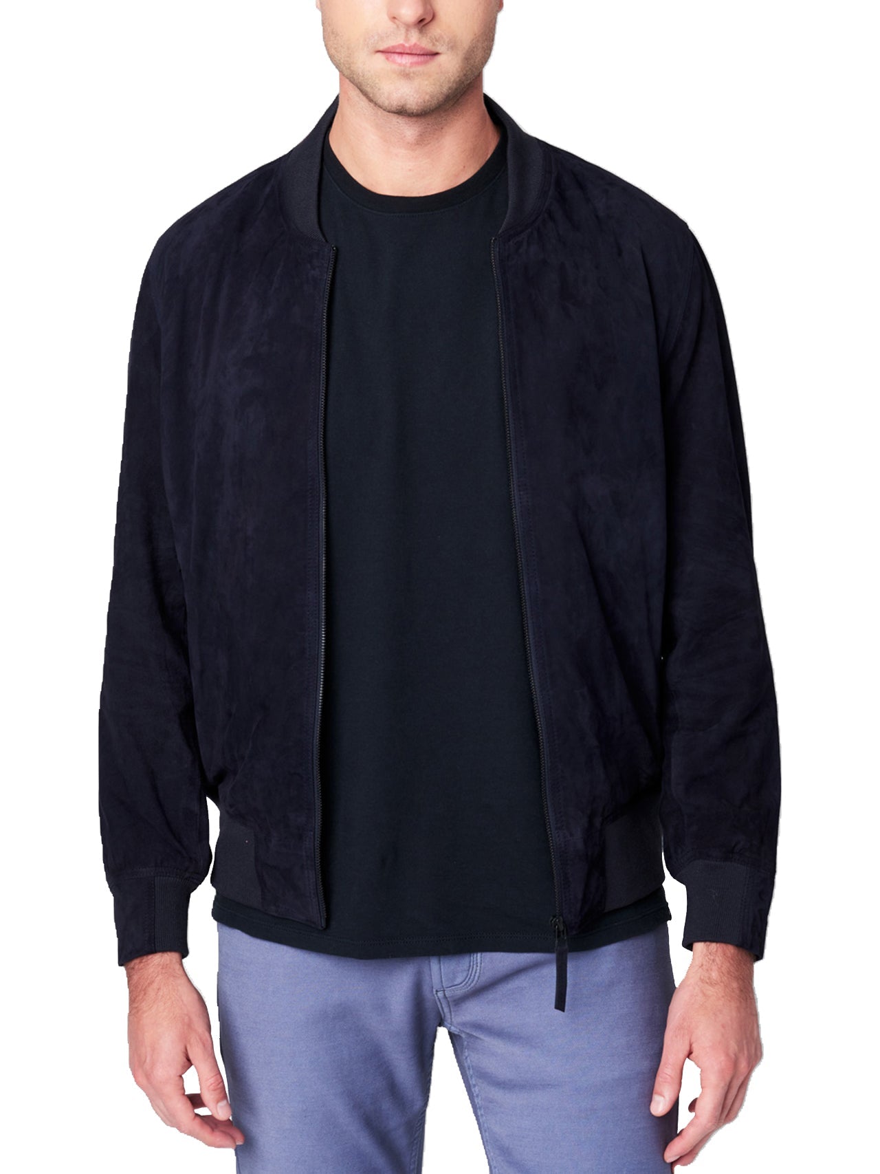 Suede Bomber Jacket-Feelings Star