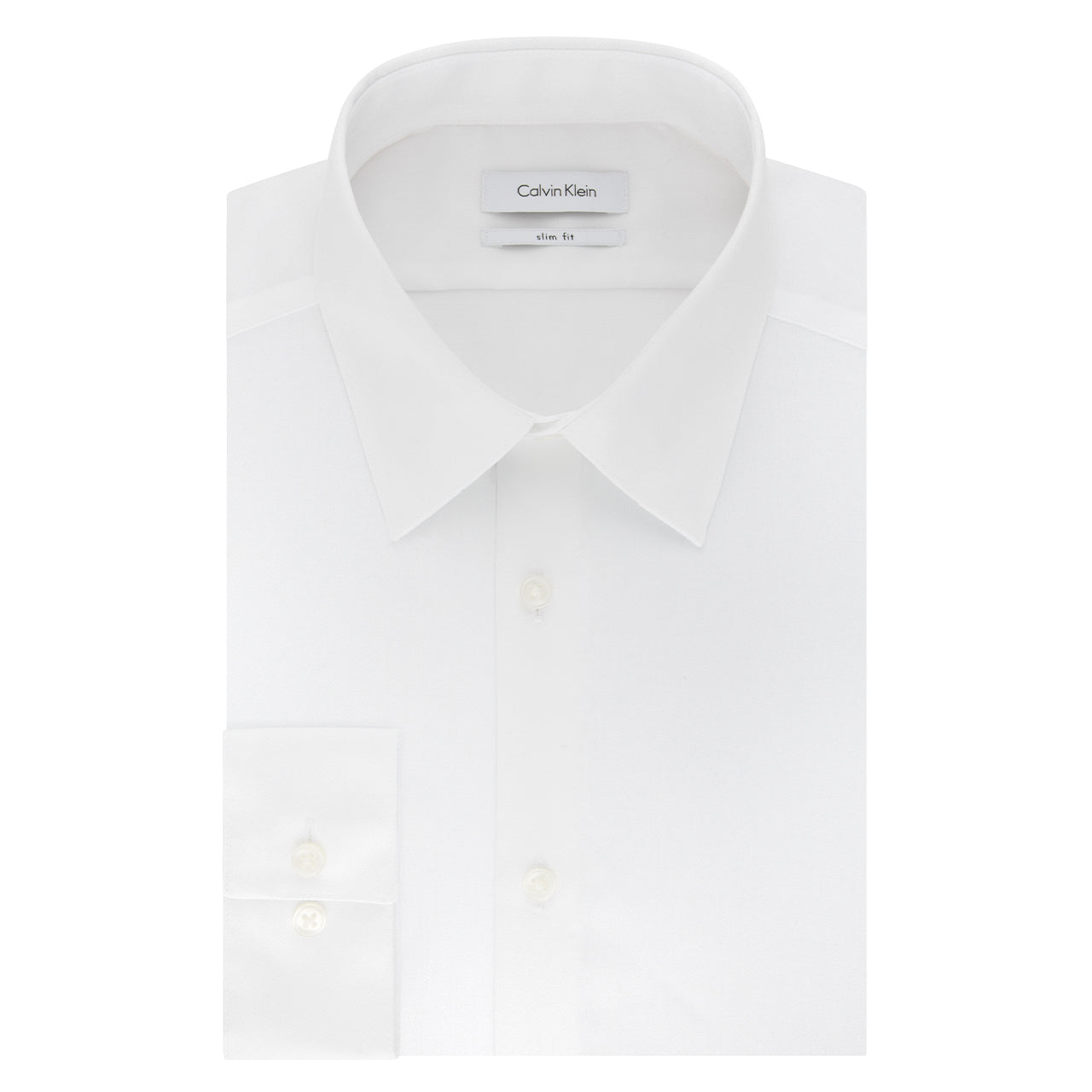Calvin Klein Slim Fit Non Iron Twill Solid Shirt-Feelings Star
