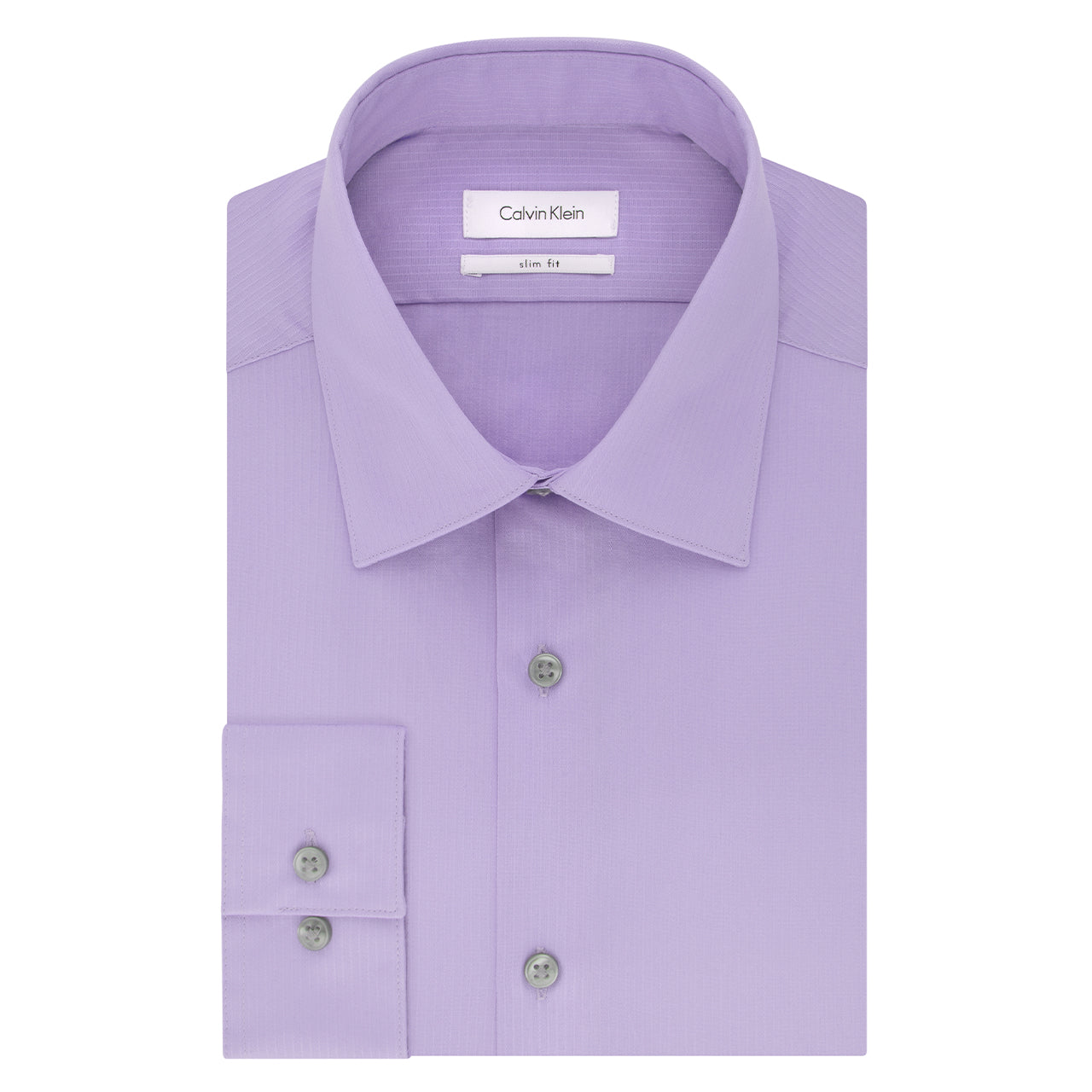 Calvin Klein Slim Fit Solid Dobby Dress Shirt-Feelings Star