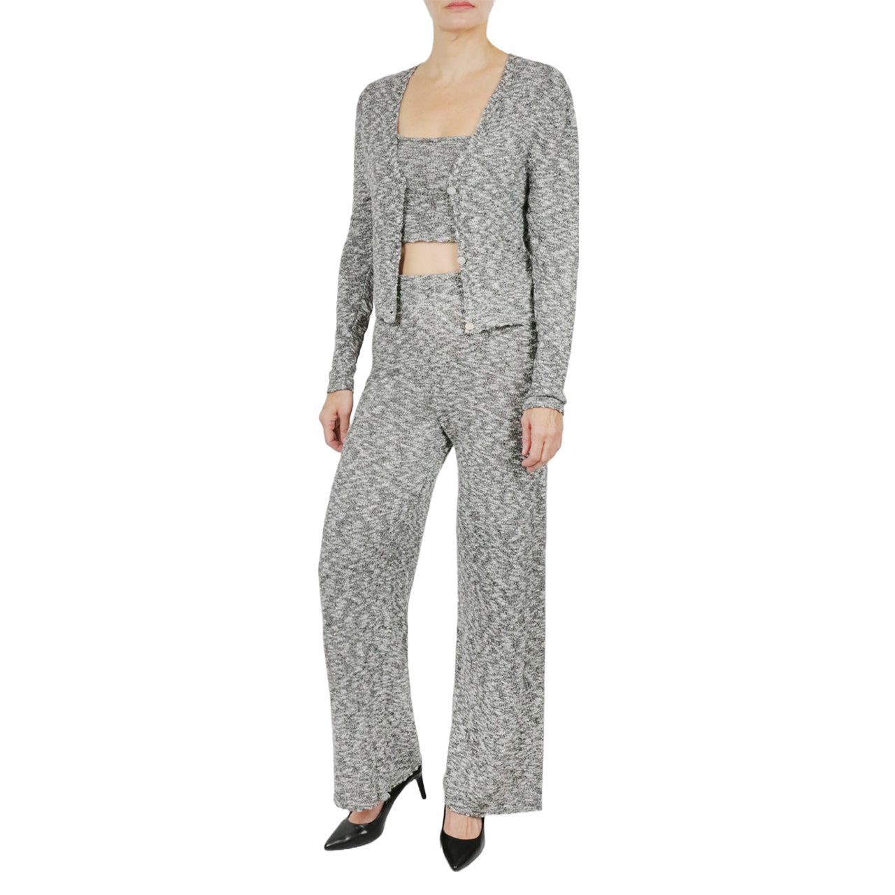 Space Dye Cropped Knit Layering Tank-Feelings Star