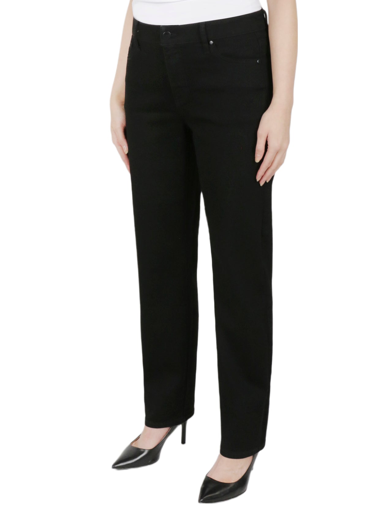 Plus Size Straight-Leg Jeans-Feelings Star