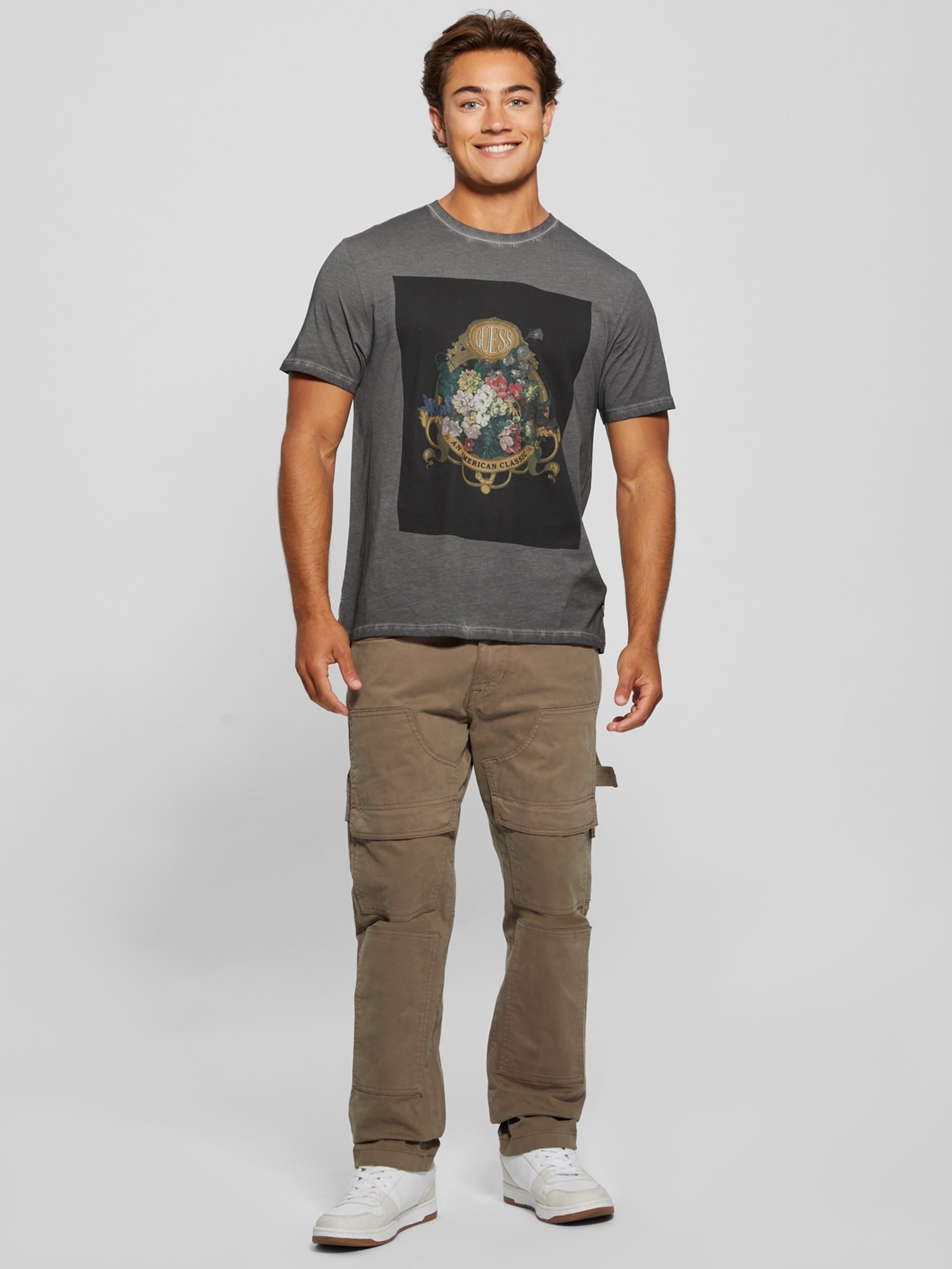 Still Life Floral BSC Short Sleeve Tee-Feelings Star