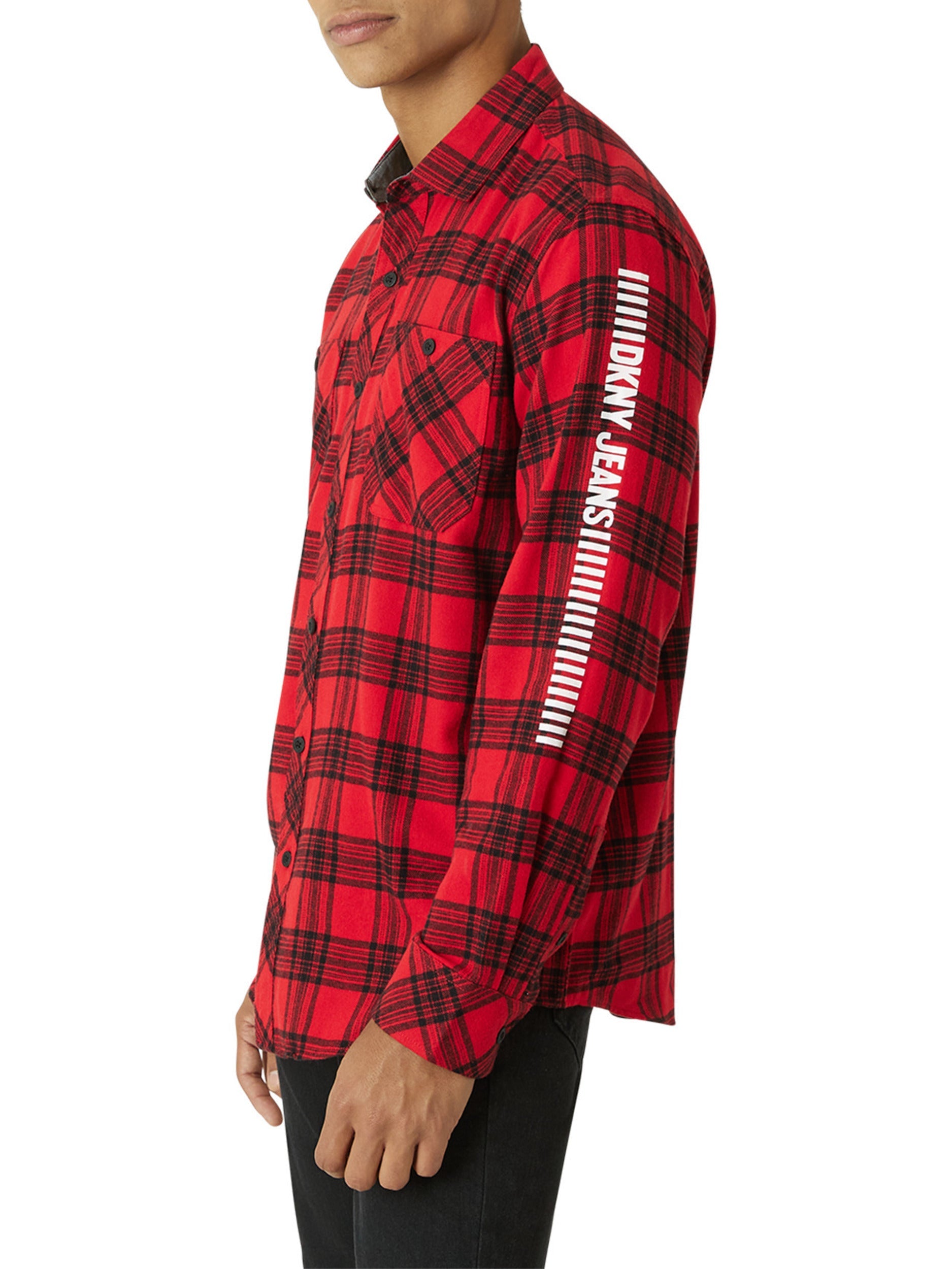 Calistoga Printed Flannel Shirt-Feelings Star