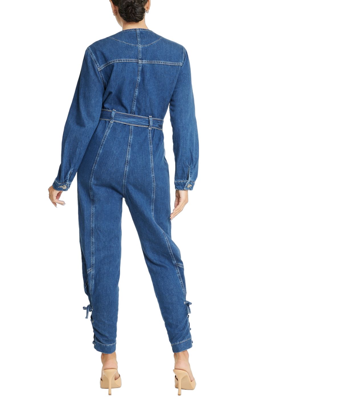 Denim Jumpsuit-Feelings Star