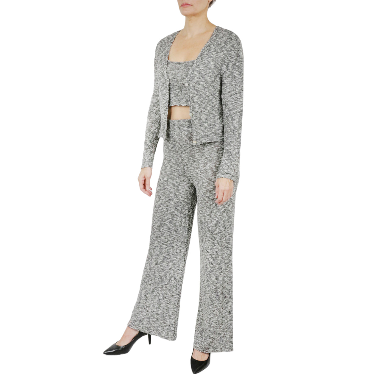 Space Dye Cropped Knit Layering Tank-Feelings Star