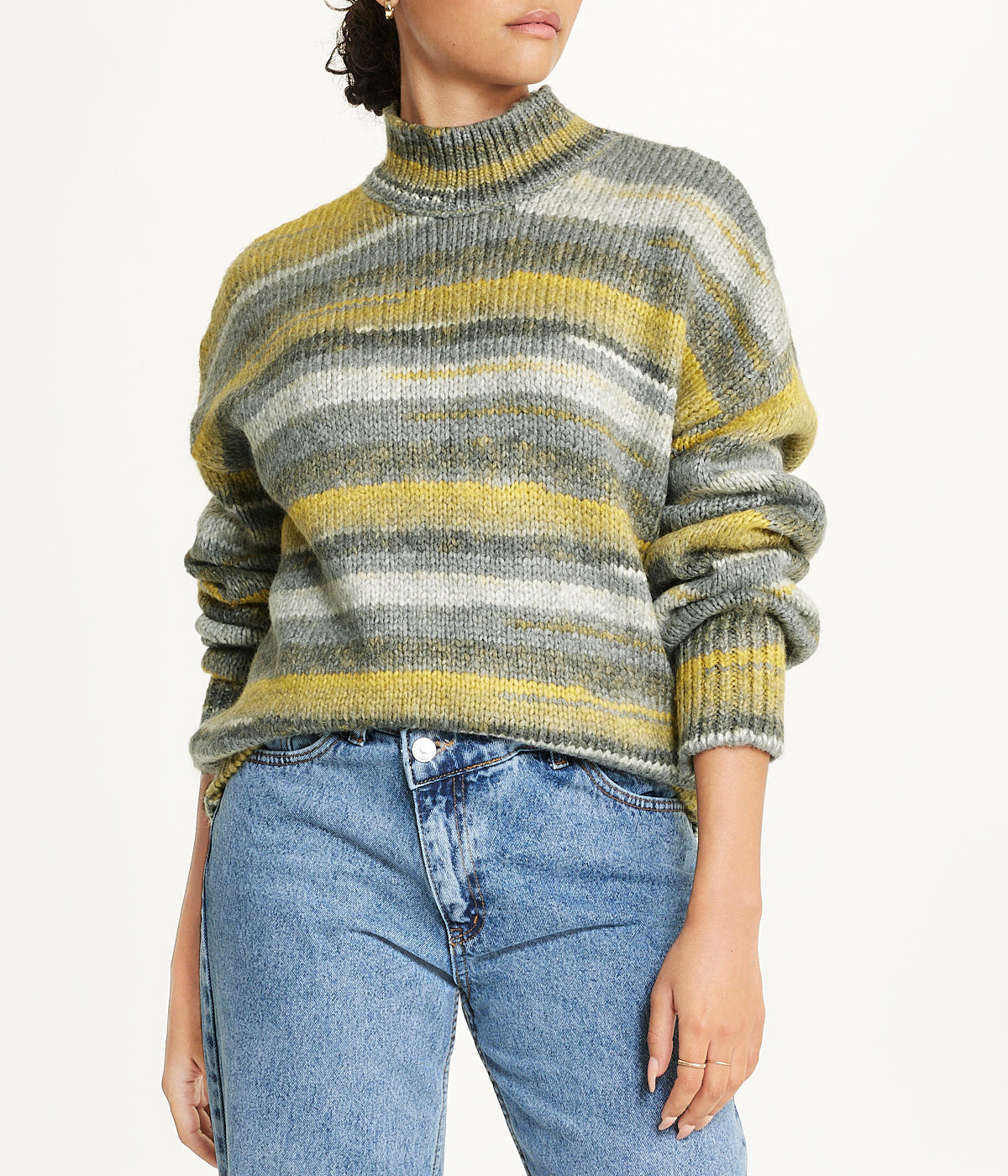 Stripe Sweater-Feelings Star