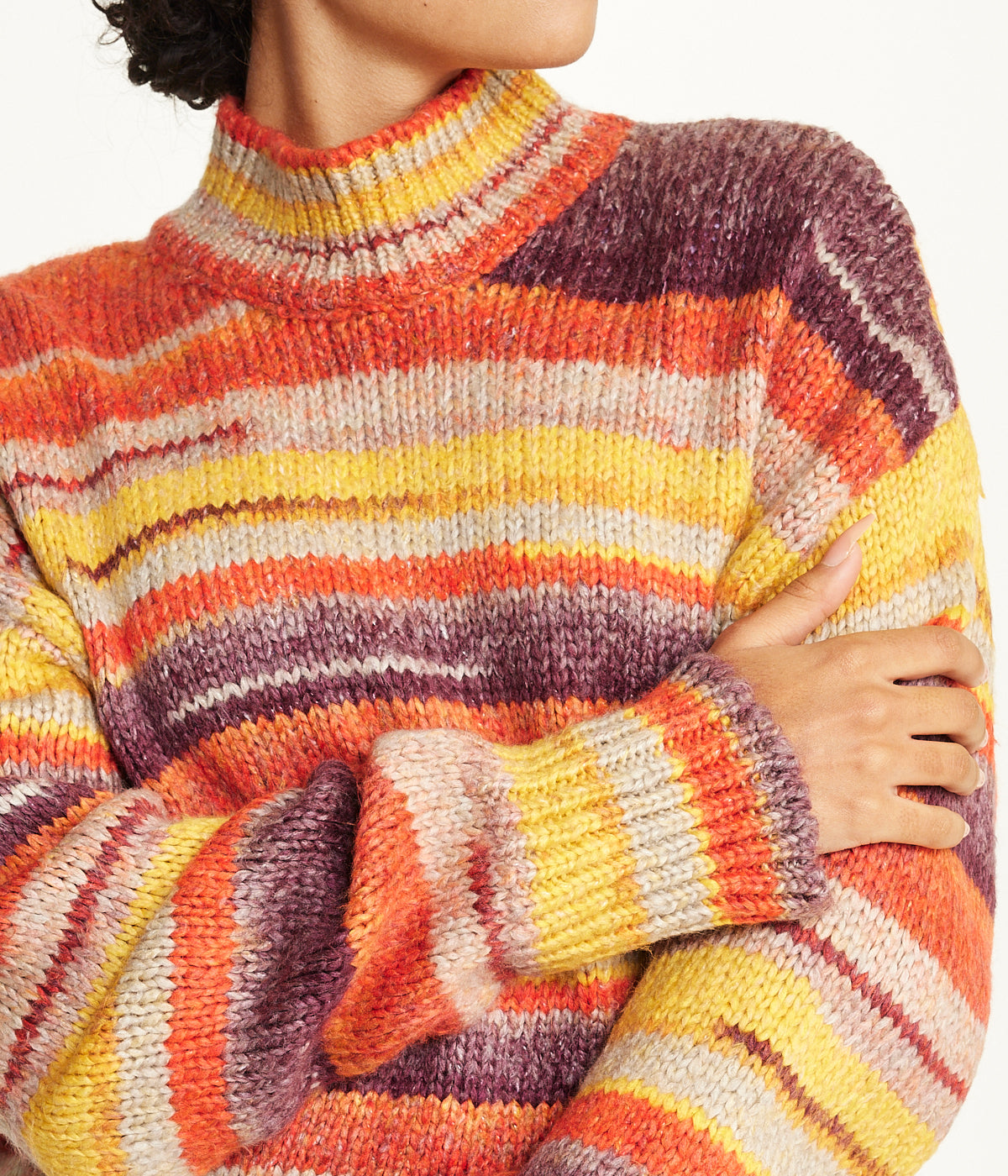 Stripe Sweater-Feelings Star