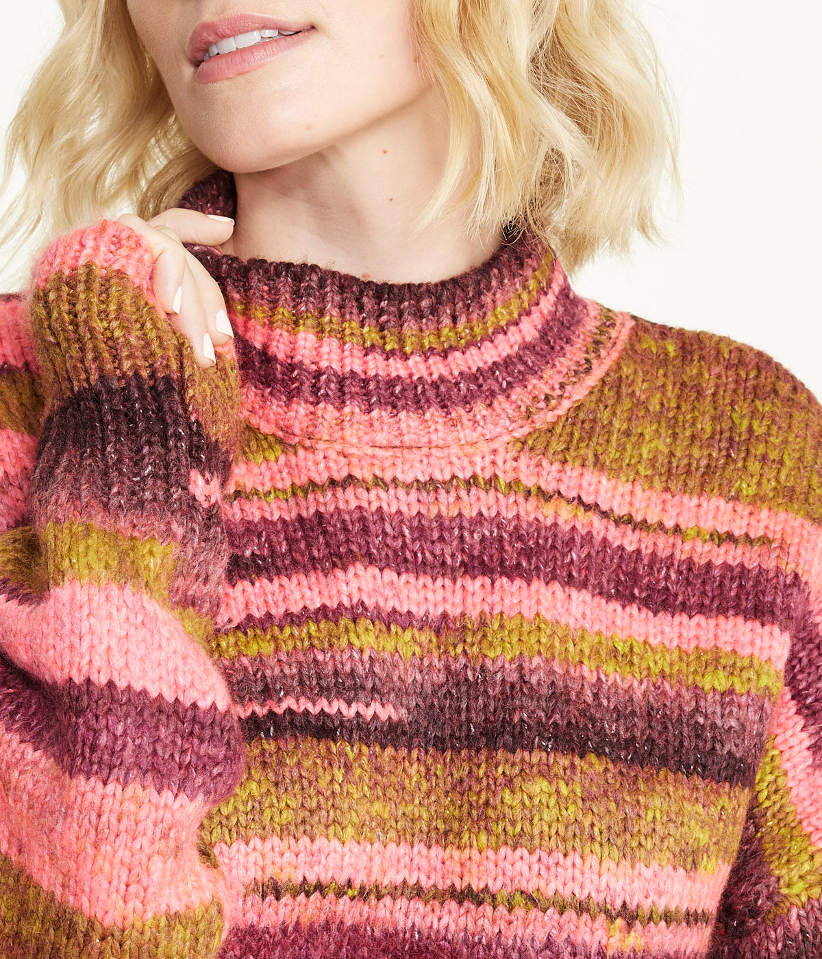 Stripe Sweater-Feelings Star