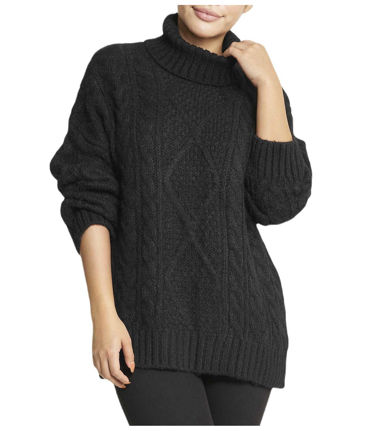 Cable Turtleneck Sweater-Feelings Star
