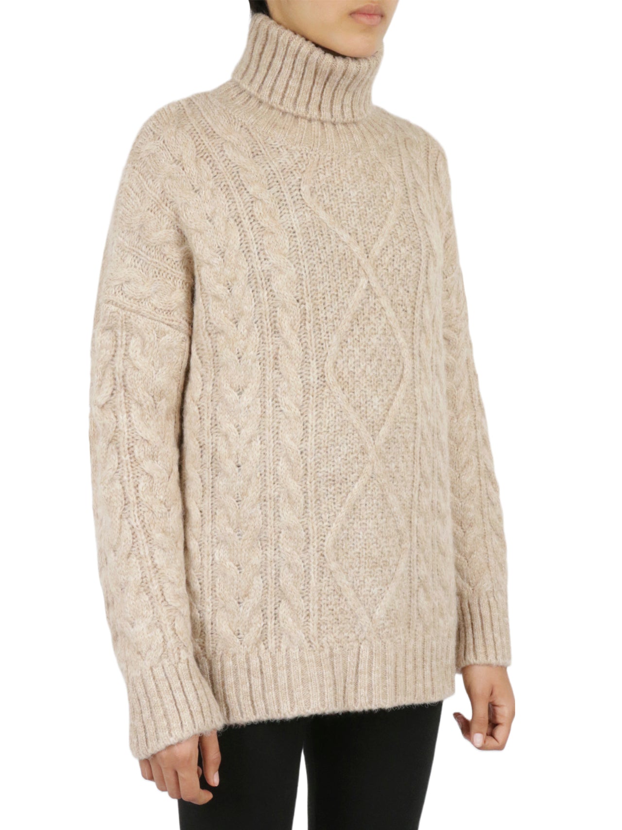 Cable Turtleneck Sweater-Feelings Star