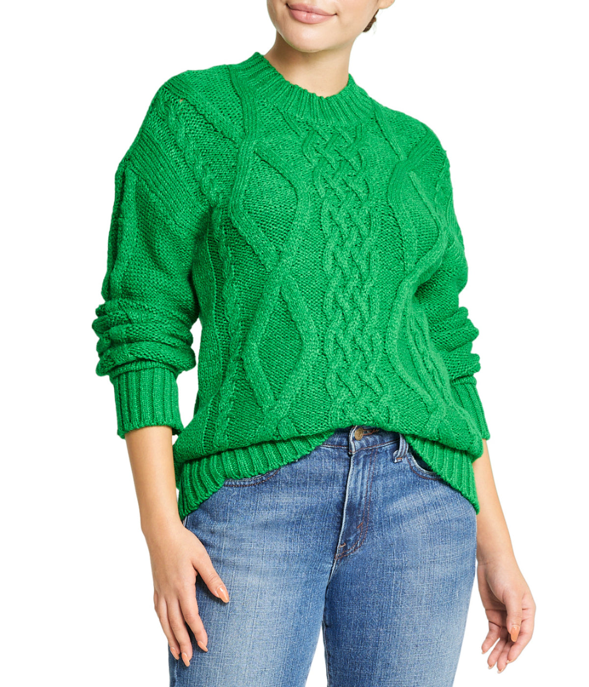 Cable Pullover Sweater-Feelings Star