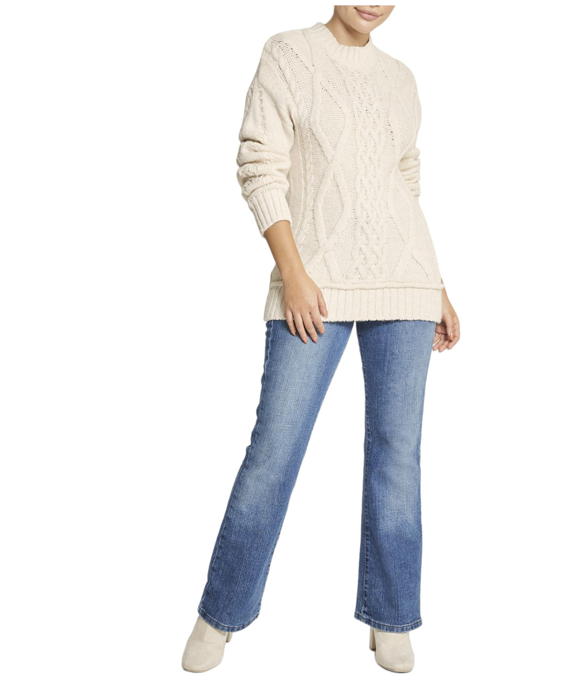 Cable Pullover Sweater-Feelings Star