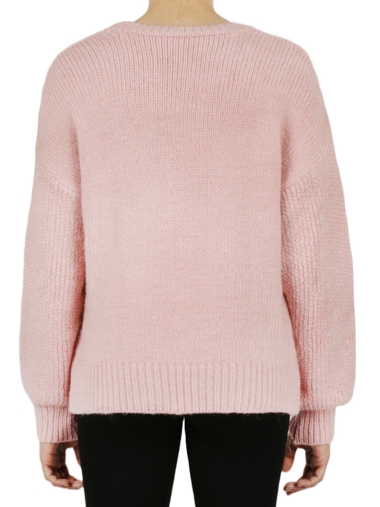 Cable Knit Cropped Pullover Sweater-Feelings Star