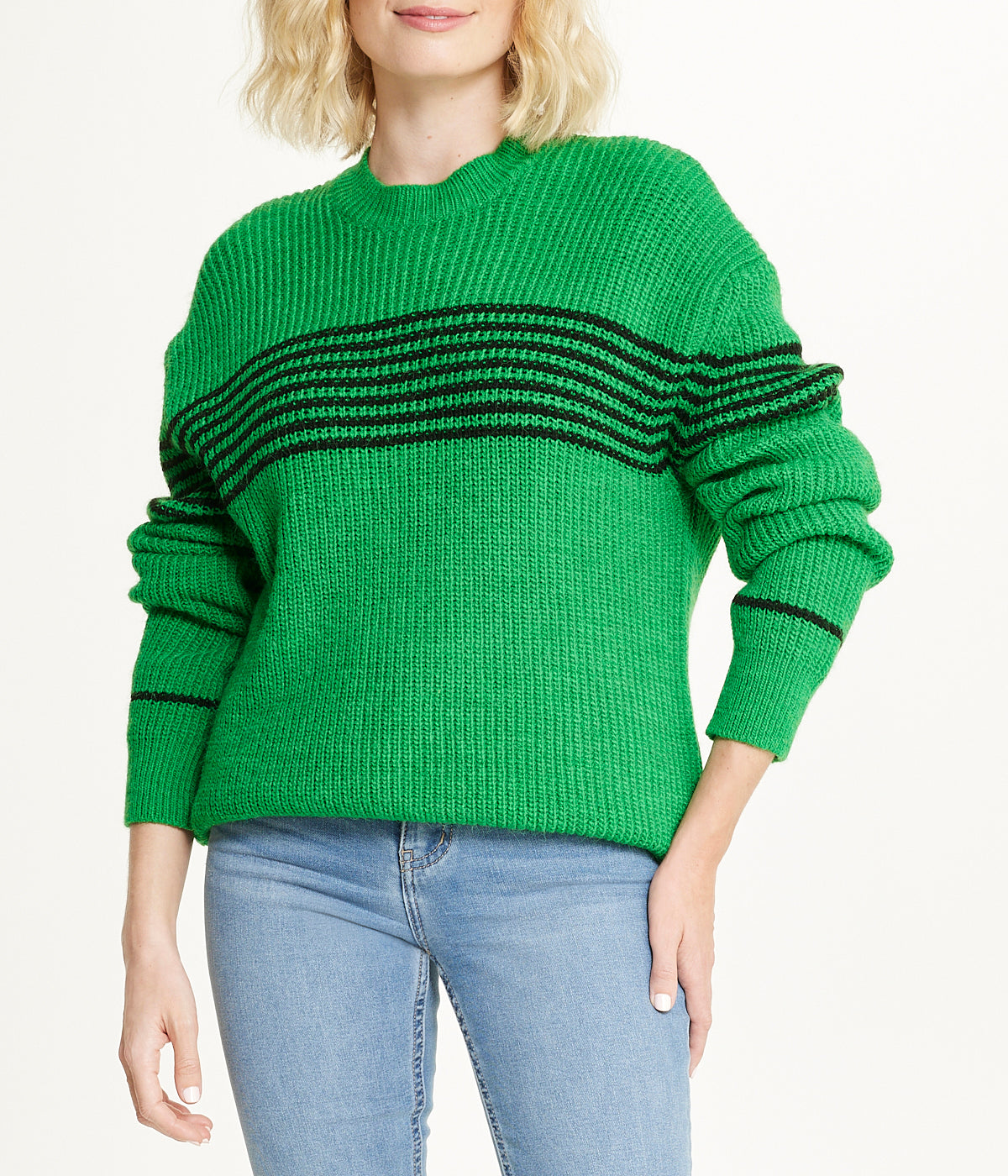 Striped Tunic Sweater-Feelings Star