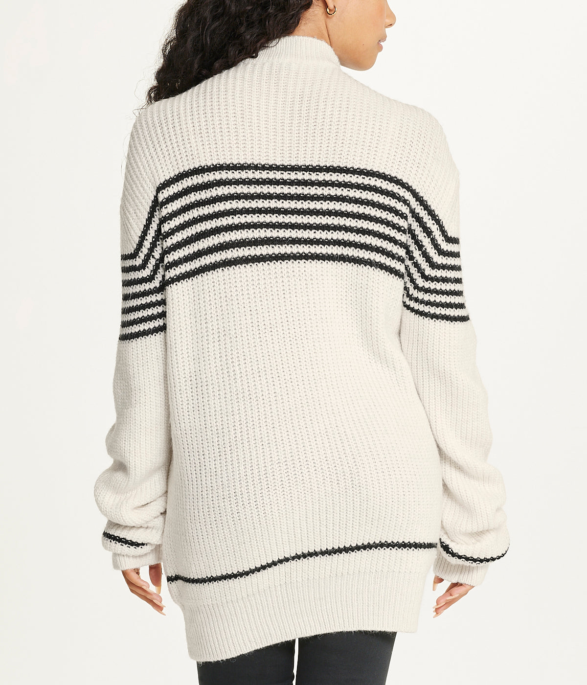 Striped Tunic Sweater-Feelings Star