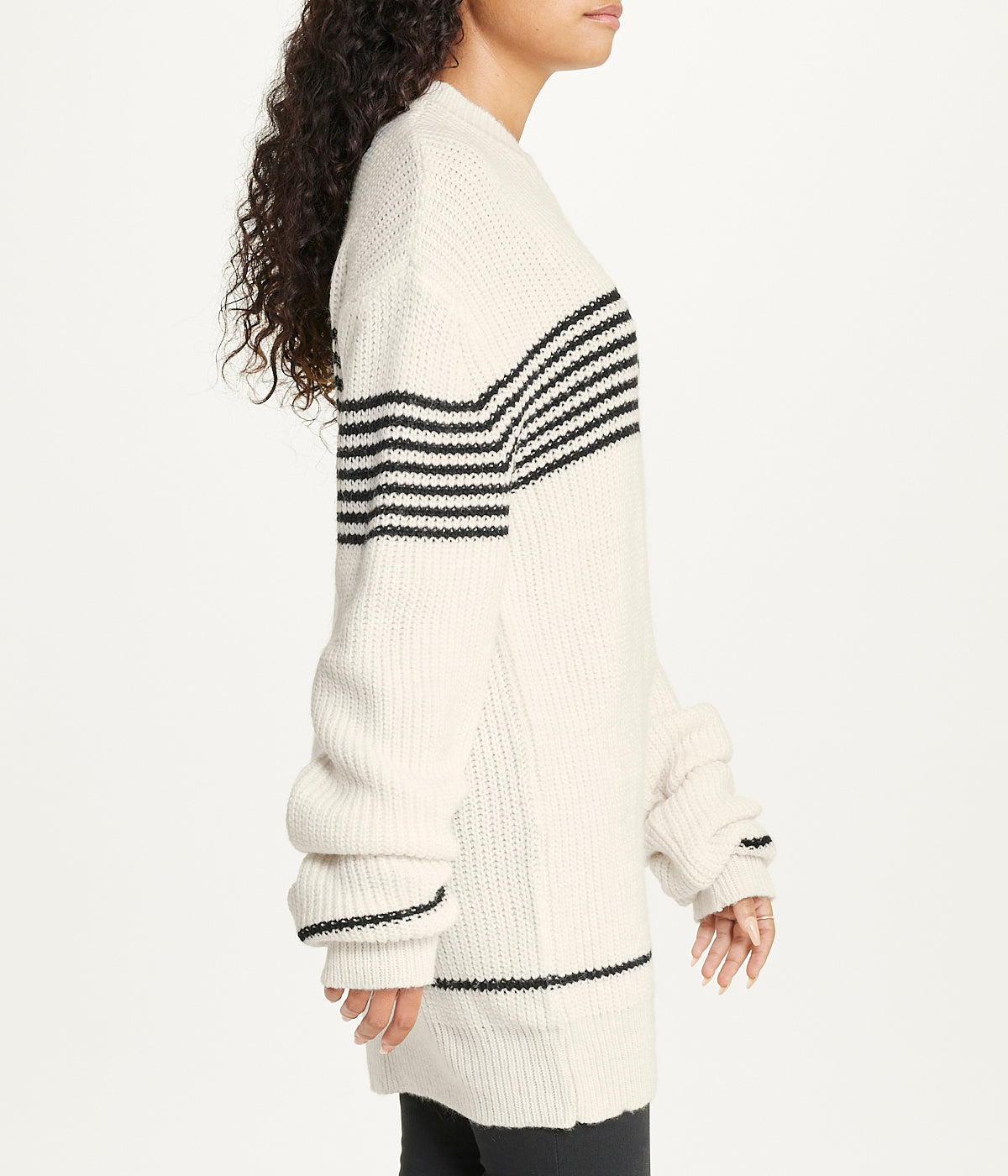 Striped Tunic Sweater-Feelings Star
