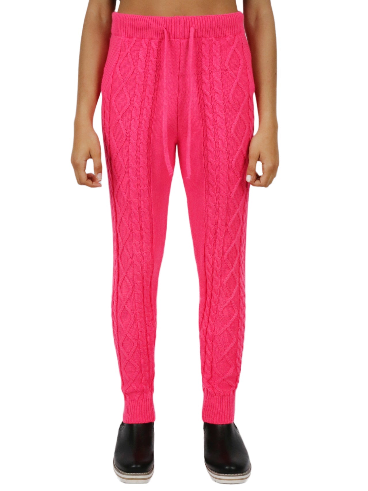 Cozy Cable Knit Jogger-Feelings Star