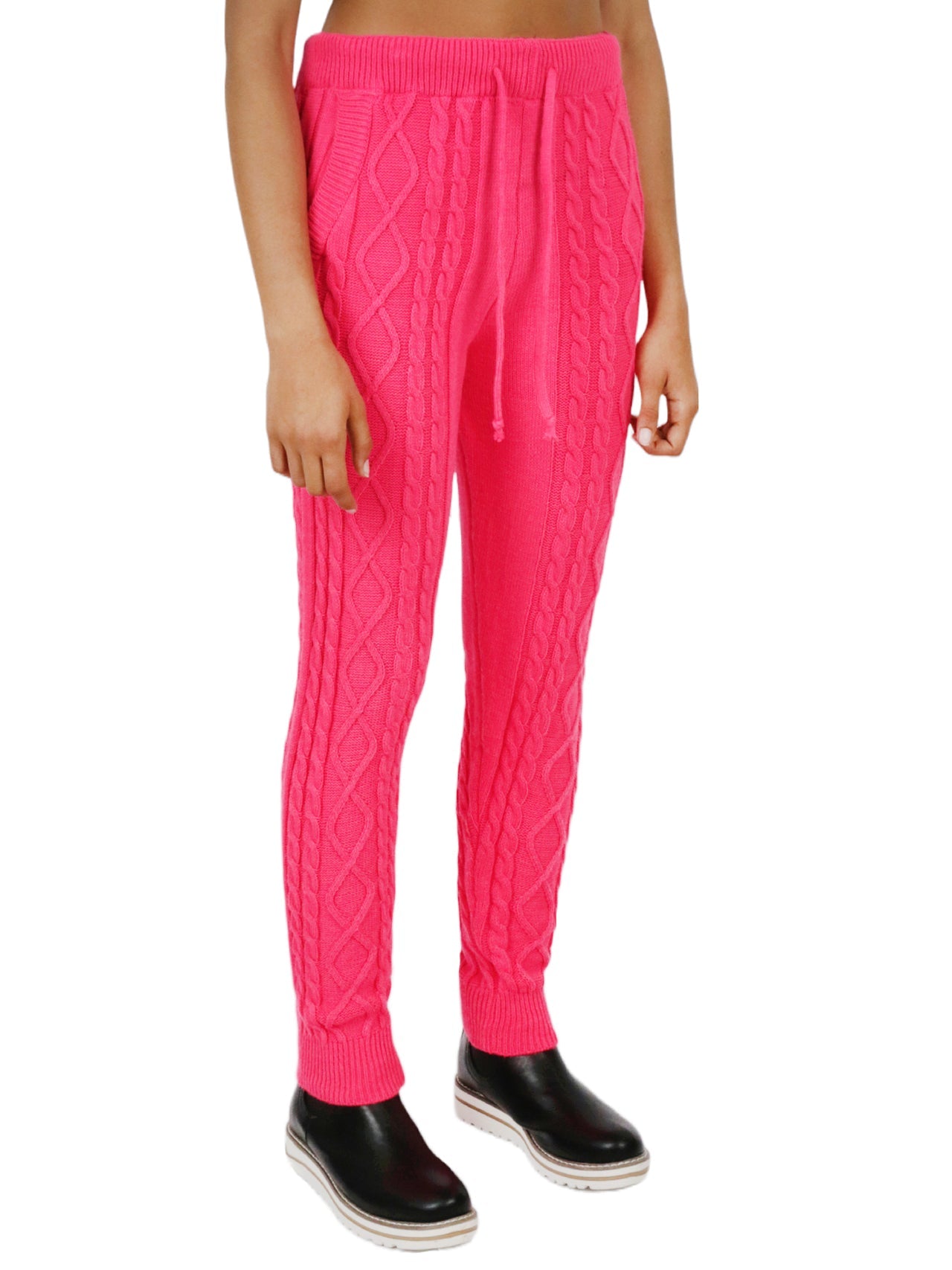 Cozy Cable Knit Jogger-Feelings Star