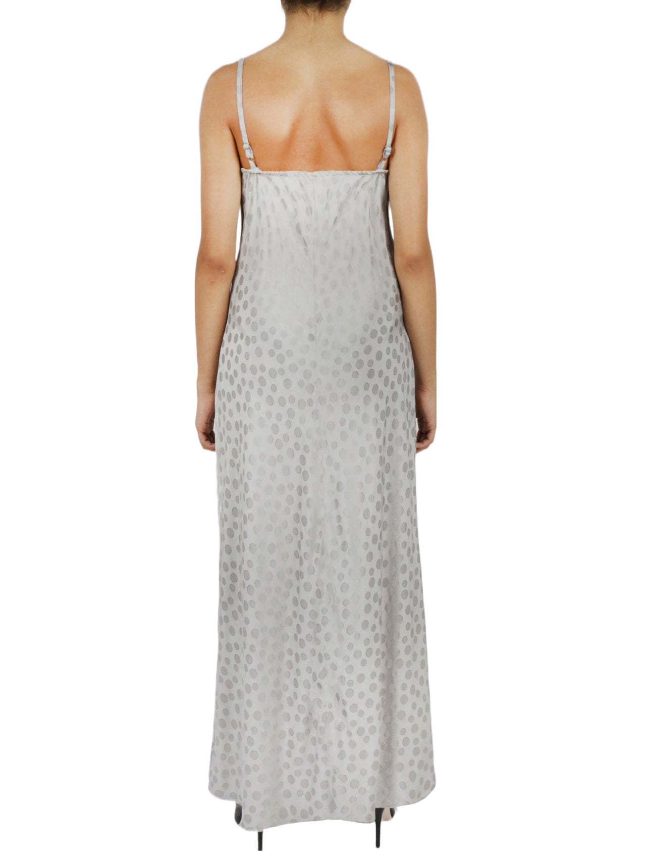 Tonal Patterned Charmeuse Dress-Feelings Star